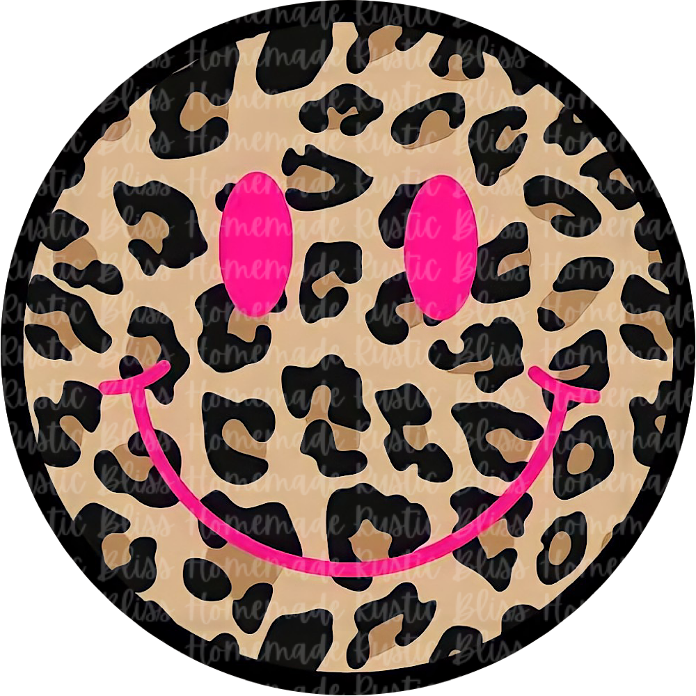 Cheetah Print Smiley