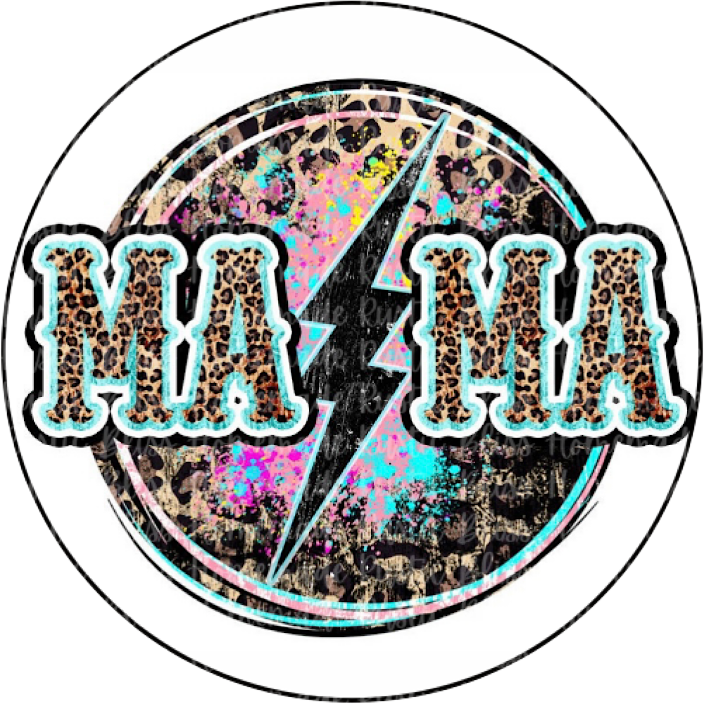 Paint Splash Cheetah Mama