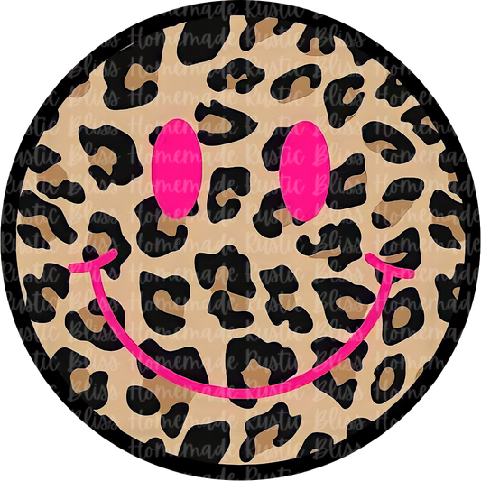 Cheetah Print Smiley